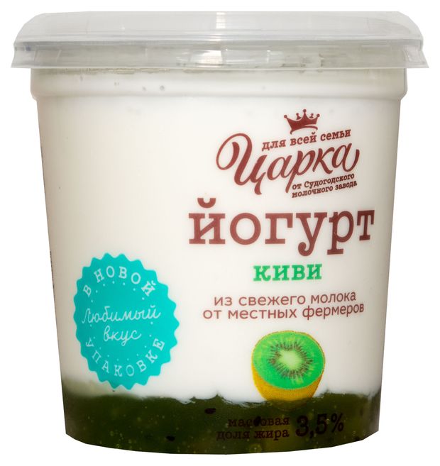 Йогурт ЦарКа киви 3,5%, 400 г