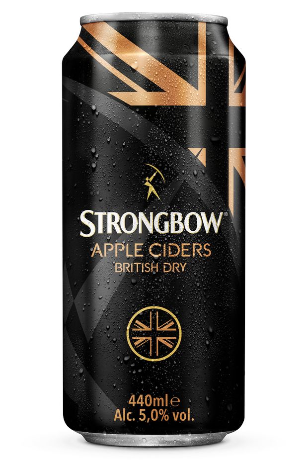 фото Сидр strongbow яблочный газированный полусухой 5%, 0,44 л