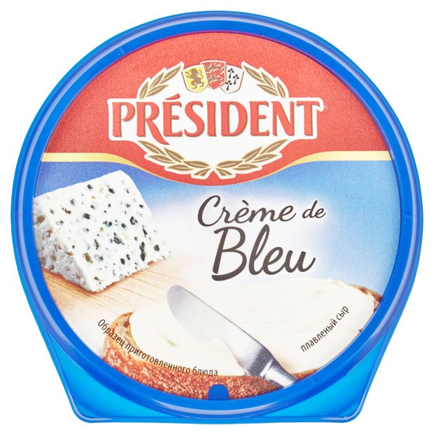 Сыр плавленый President Creme de Bleu 50% БЗМЖ, 125 г