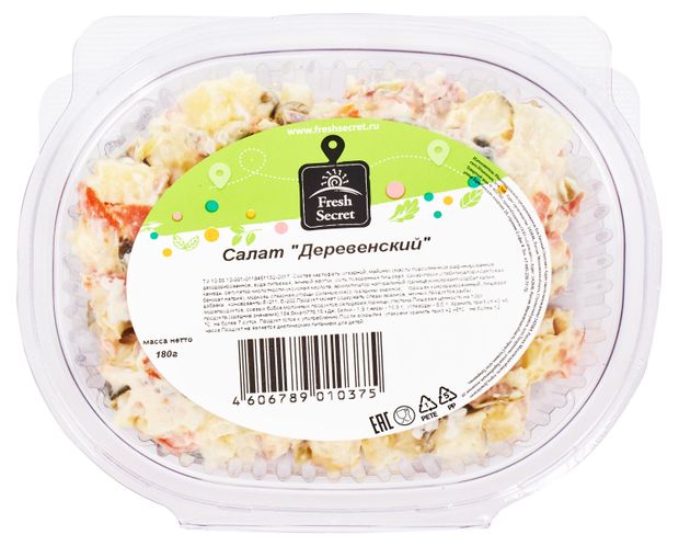 Салат Fresh Secret Деревенский, 180 г