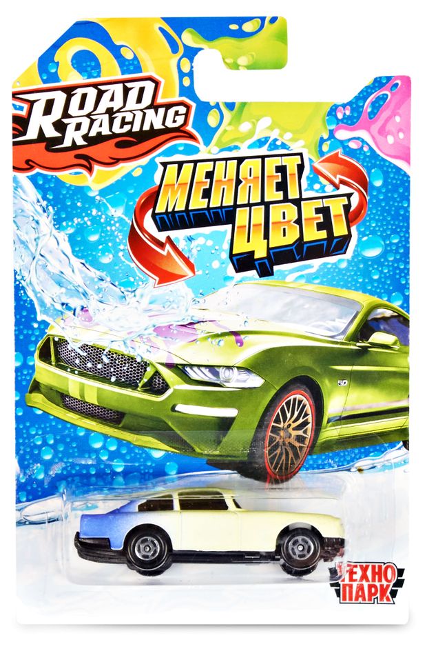 Машина Технопарк Road Racing металлическая, 7,5 см