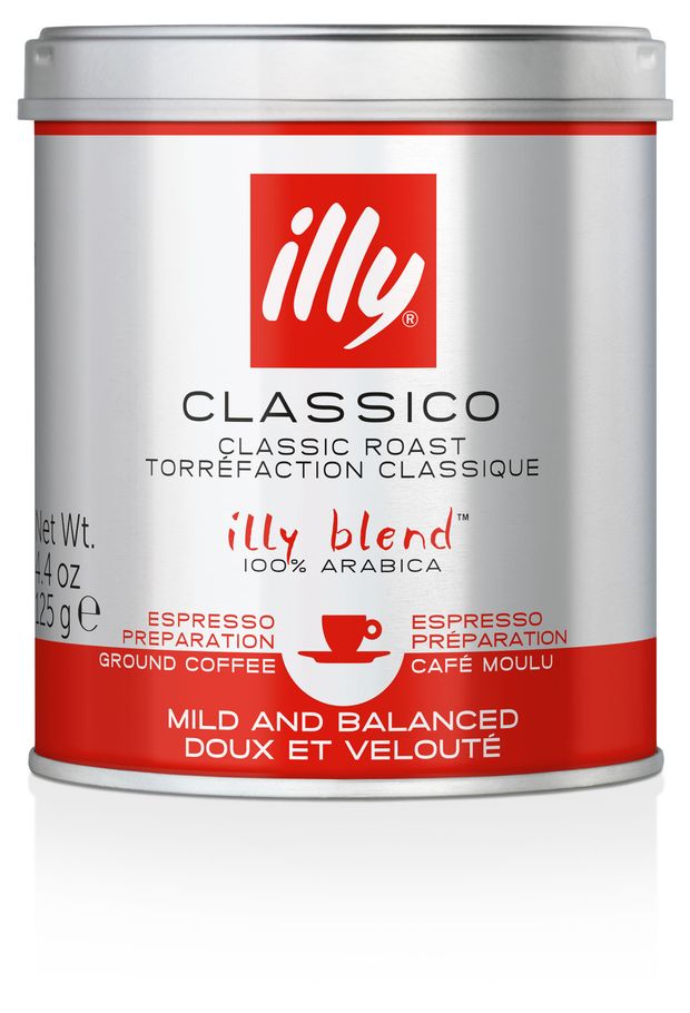 Кофе молотый ILLY средней обжарки, 125 г