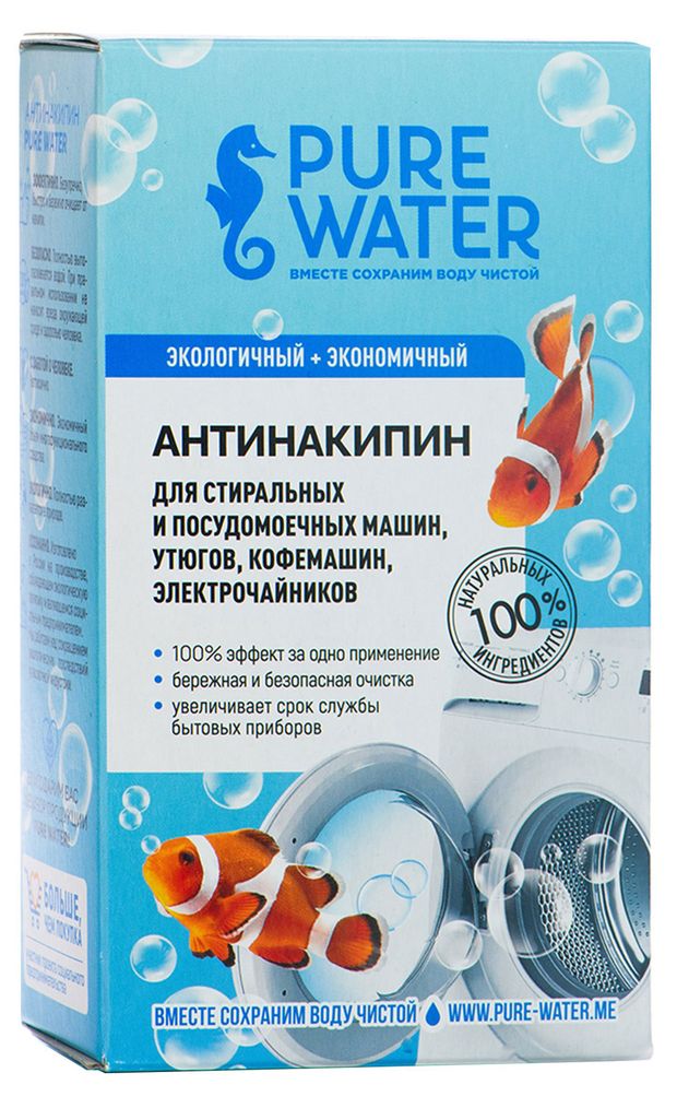 Средство против накипи Pure Water Антинакипин природный 400 г 319₽