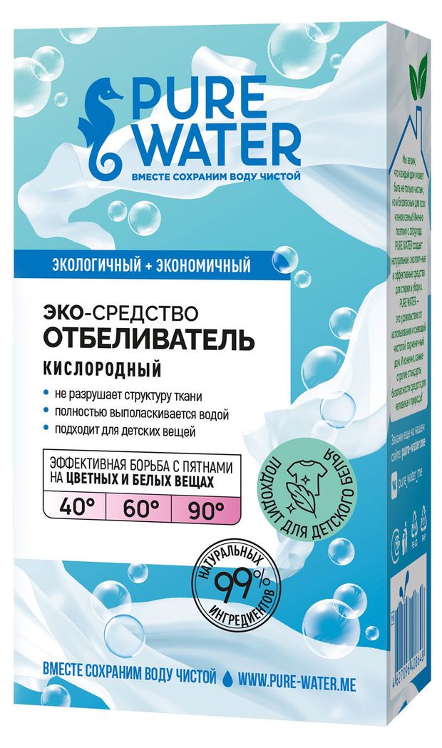 фото Отбеливатель кислородный pure water, 400 г