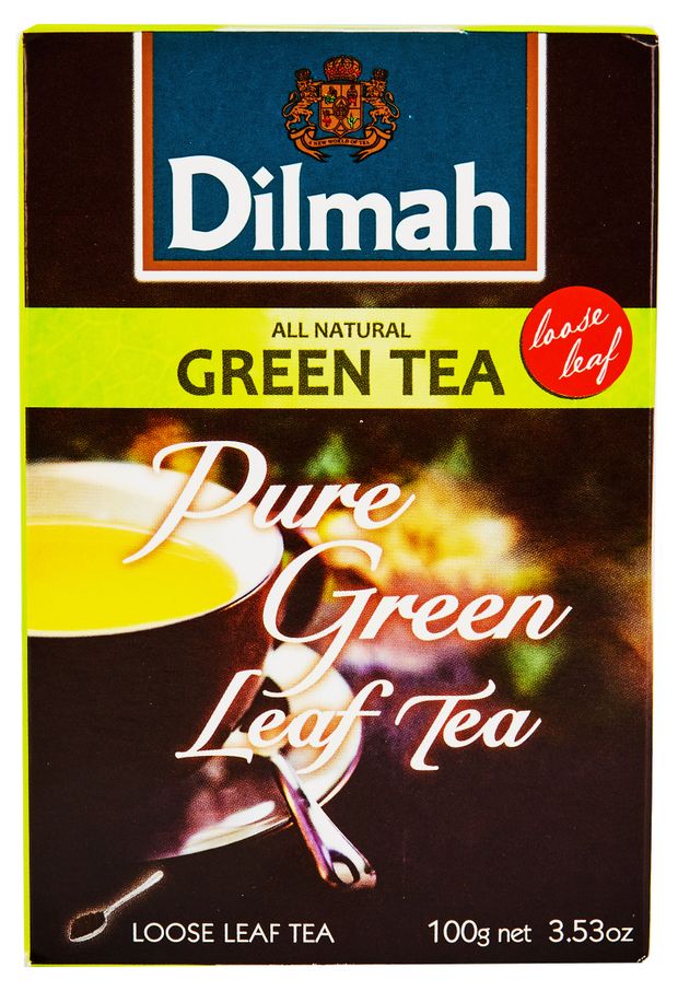 Чай зеленый листовой Dilmah Green Tea, 100 г