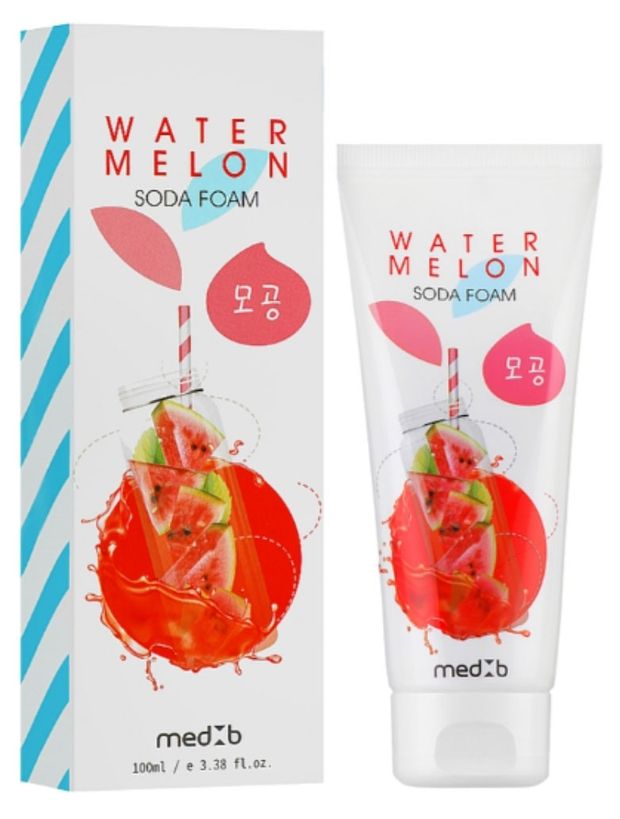 Пенка для умывания MEDB watermelon soda с экстрактом арбуза и содой 100 мл 299₽