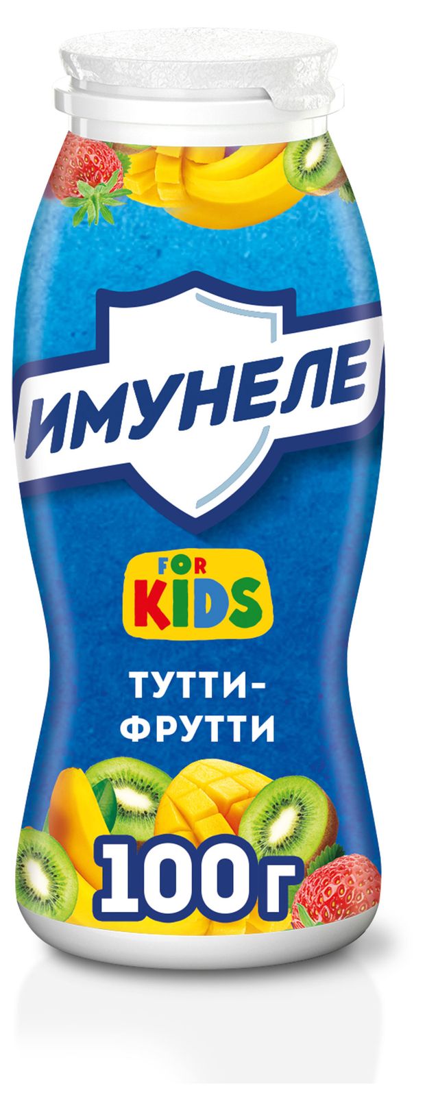 Напиток кисломолочный Имунеле Тутти-Фрутти for Kids 1,5%, 100 г