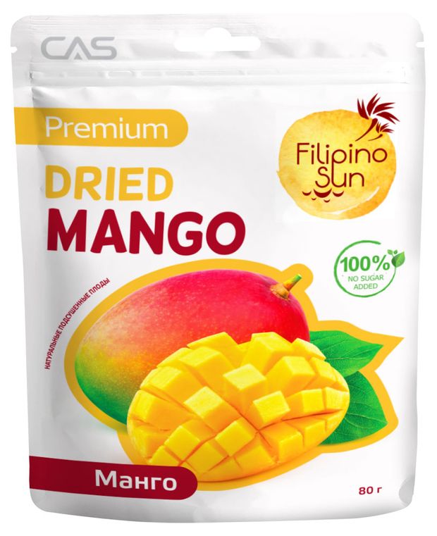 Манго Filipino Sun сушеный 80 г 204₽