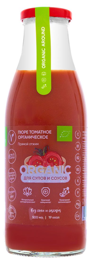 Пюре томатное Organic Around для супов и соусов 05 л 309₽