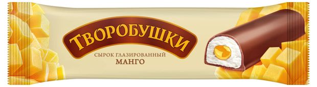 Сырок глазированный Творобушки манго БЗМЖ, 40 г