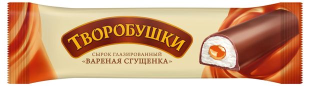 Сырок глазированный Творобушки вареная сгущенка БЗМЖ, 40 г