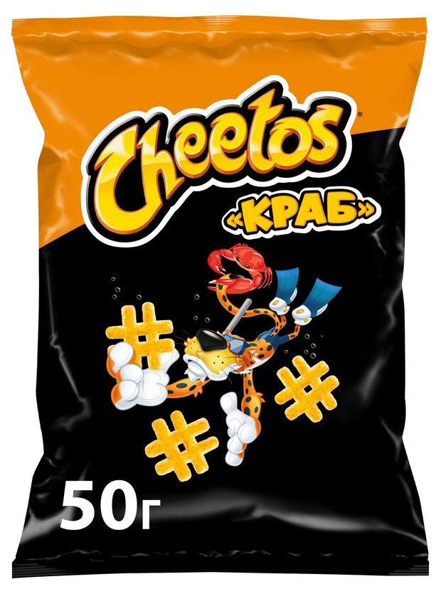 Снеки кукурузные Cheetos Краб 50 г 69₽