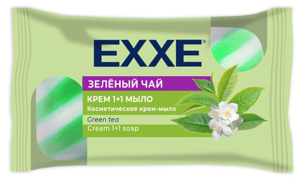 Мыло туалетное EXXE Зеленый чай, 80 г