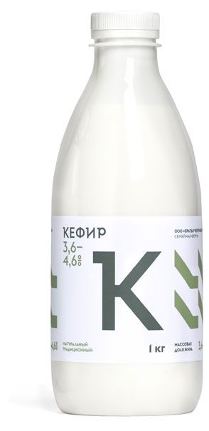 Кефир Братья Чебурашкины 3,6-4,6% БЗМЖ, 1 л