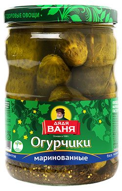 Огурчики Дядя Ваня маринованные, 950 г