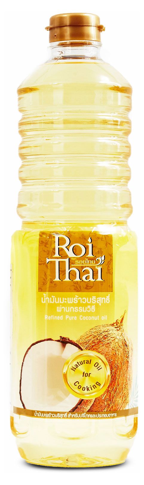 фото Масло кокосовое roi thai рафинированное, 1 л