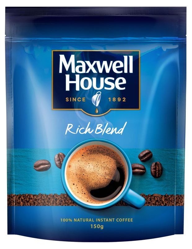 Кофе растворимый Maxwell House Rich Bland сублимированный, 150 г