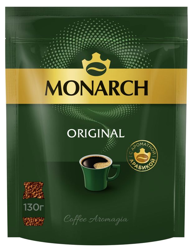 Кофе растворимый MONARCH Original сублимированный 130 г 859₽