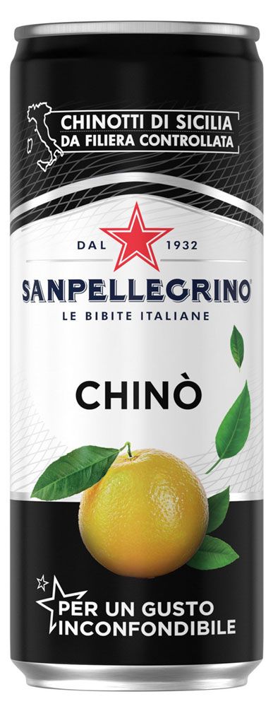 Напиток газированный Sanpellegrino Chino с экстрактом померанца, 0,33 л