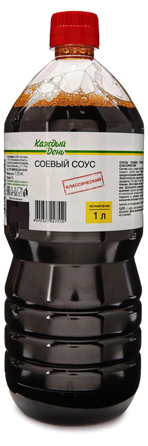 Соус соевый Каждый день, 1 л