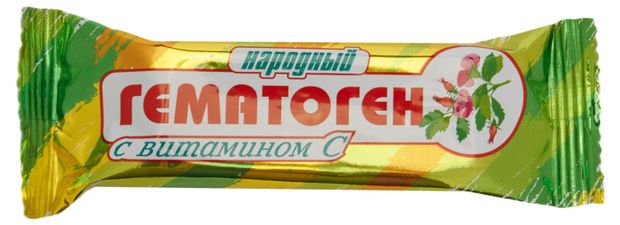 Гематоген Народный с витамином С 40 г 30₽