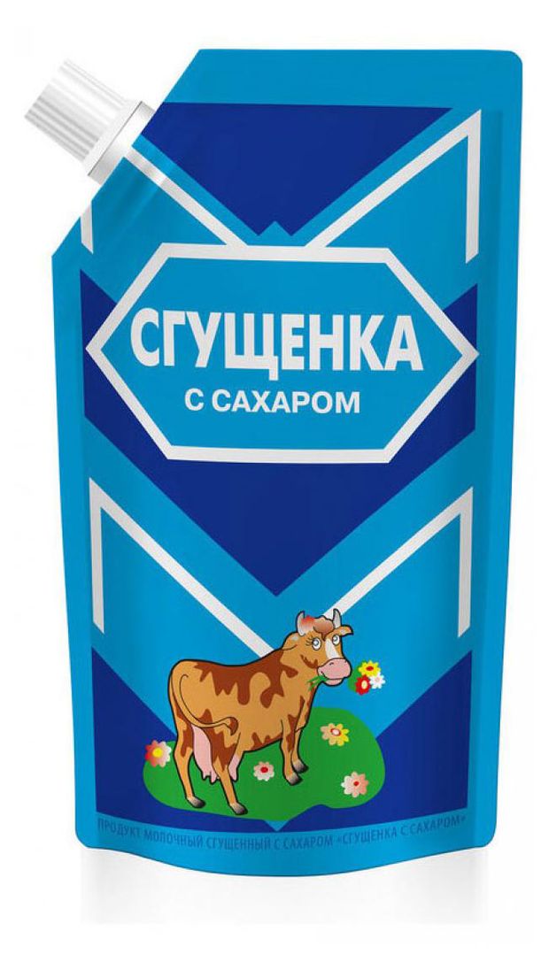 Продукт молочный сгущенный с сахаром Коровка 1% БЗМЖ, 270 г