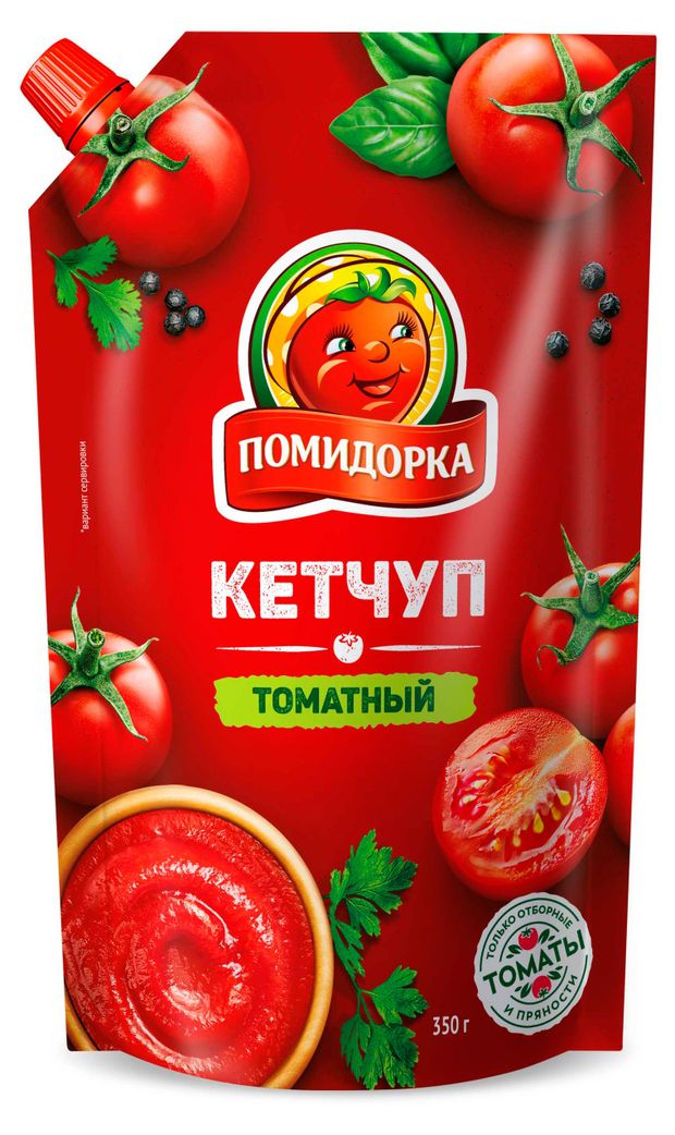 Кетчуп ПОМИДОРКА Томатный 350 г 129₽