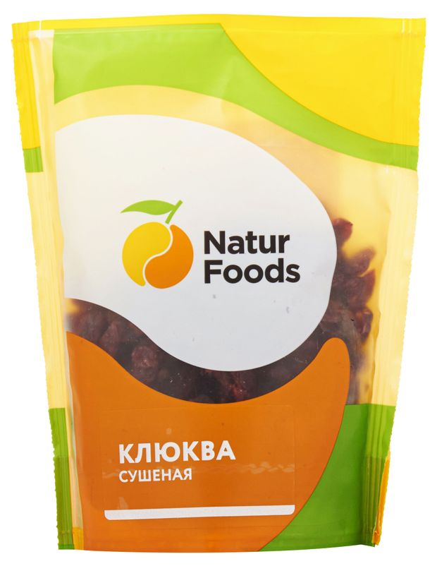 Клюква NaturFoods сушеная, 180 г