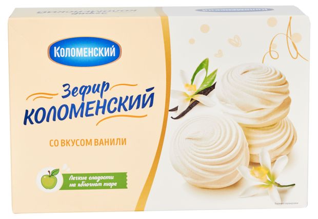 Зефир Коломенский со вкусом ванили, 250 г