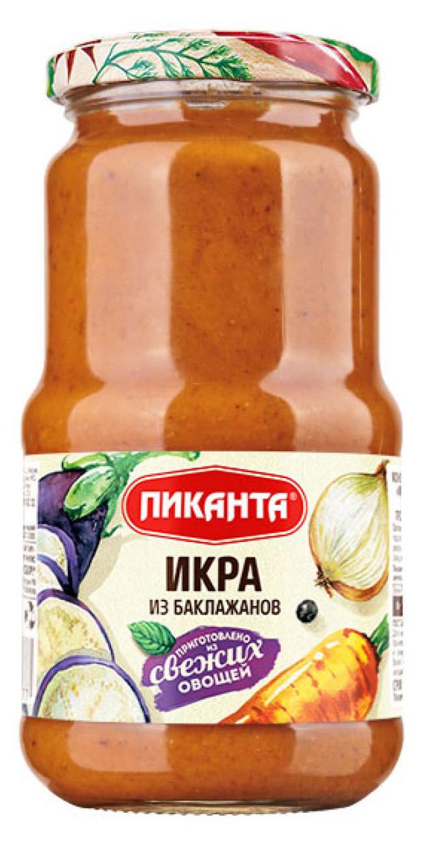 Икра из баклажанов Пиканта 450 г 129₽