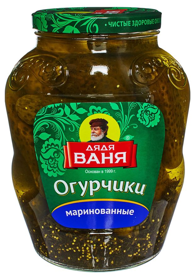 Огурчики маринованные Дядя Ваня, 1,8 кг