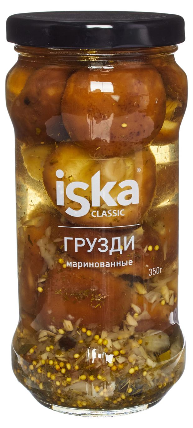 Грузди iska Маринованные, 350 г