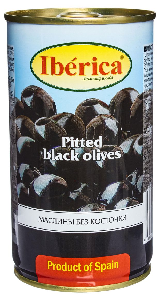 Маслины черные Iberica без косточек 360 г 279₽