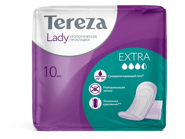 Прокладки урологические TerezaLady Extra, 10 шт