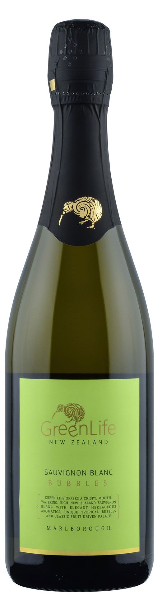 Игристое вино GreenLife Sauvignon Blanc Bubbles белое брют Южная Африка 075 л 1099₽