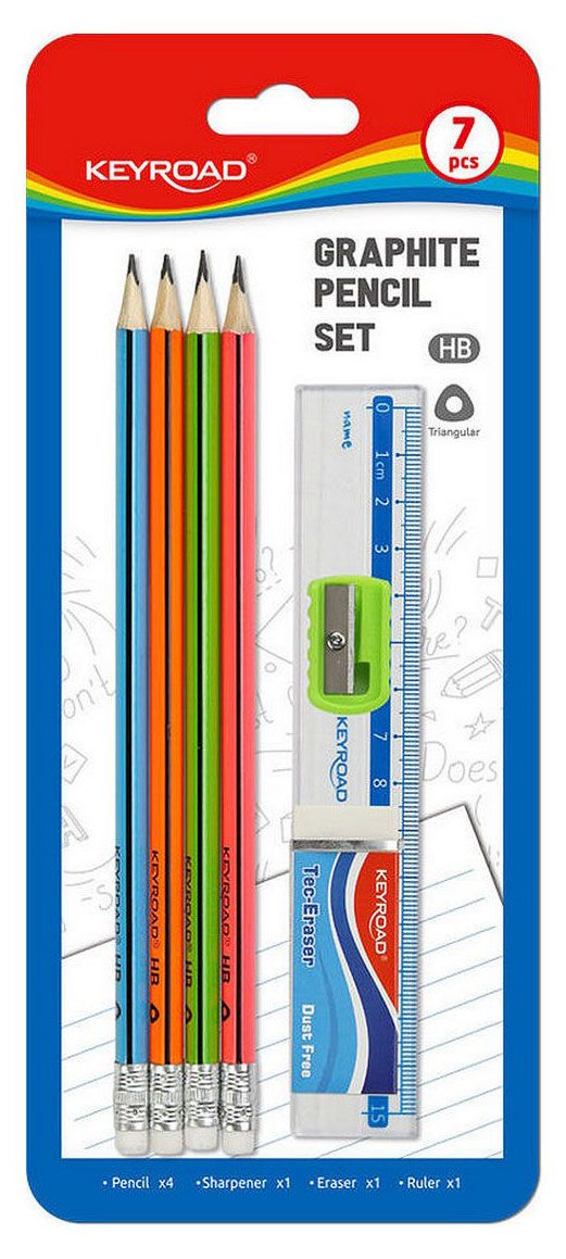 Набор канцелярский KEYROAD 7 предметов 189₽