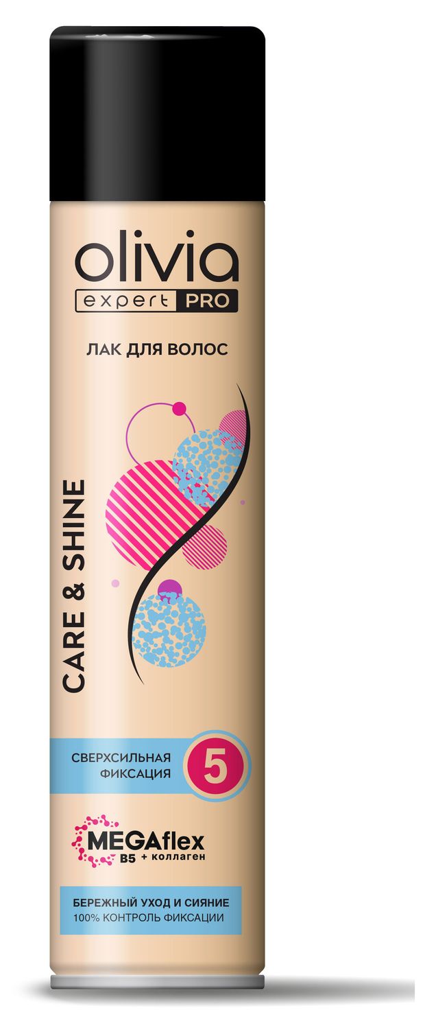 Лак для укладки Olivia Care & Shine, 300 мл