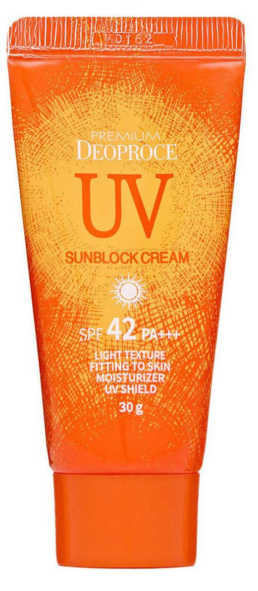 Солнцезащитный крем Premium Deoproce UV Sunblock Cream SPF 42 PA++, 30 мл