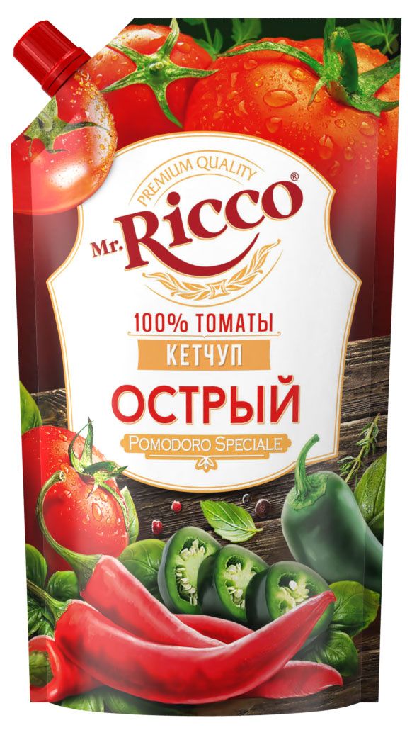 Кетчуп Mr. Ricco Острый, 300 г