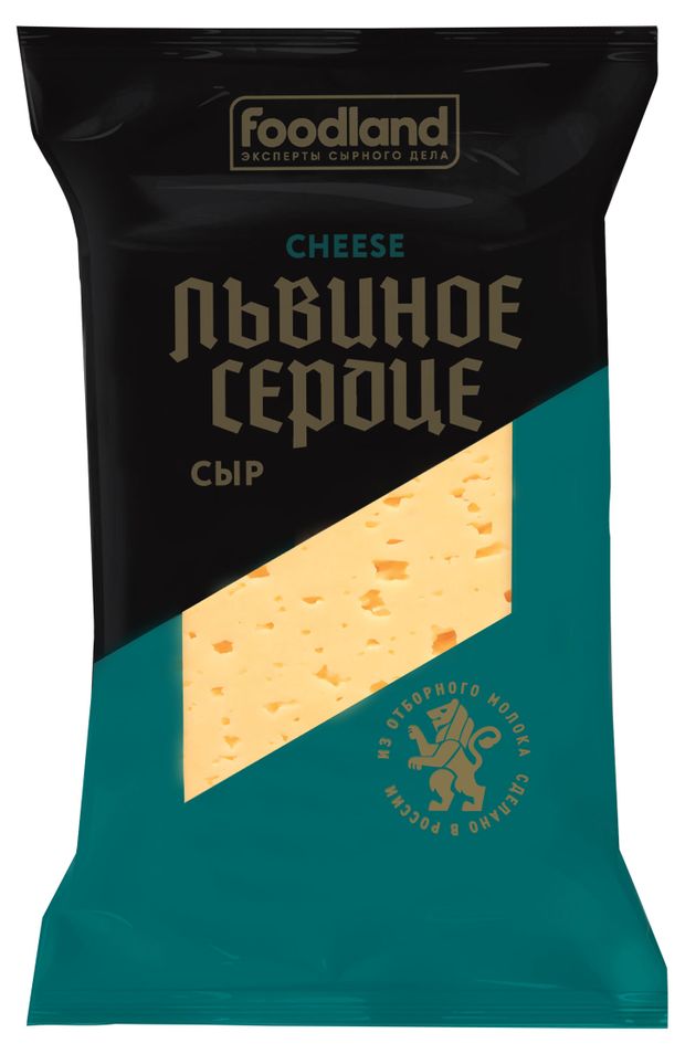 Сыр Львиное сердце Радость вкуса 45% БЗМЖ, 180 г