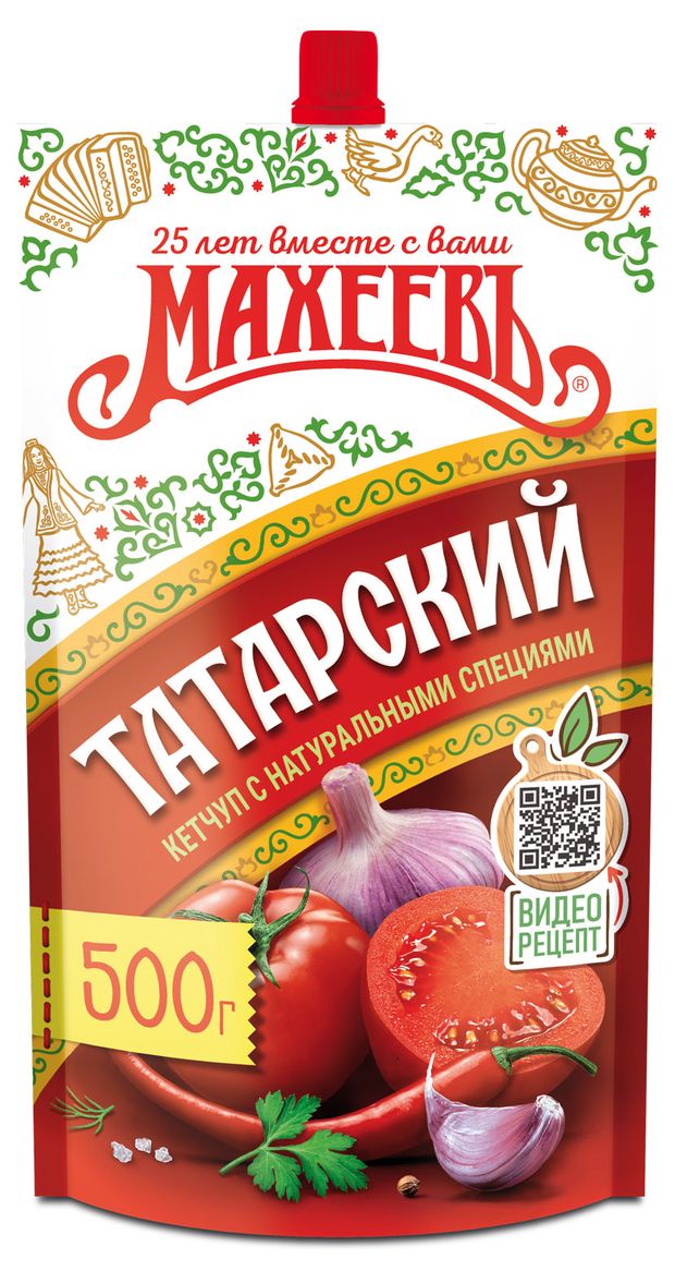 Кетчуп томатный МАХЕЕВЪ Татарский, 500 г