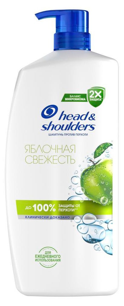 Шампунь для волос Head&Shoulders Яблочная свежесть против перхоти, 800 мл