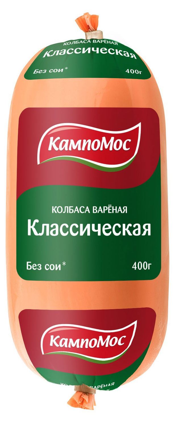 Колбаса вареная КампоМос Классическая 400 г 188₽