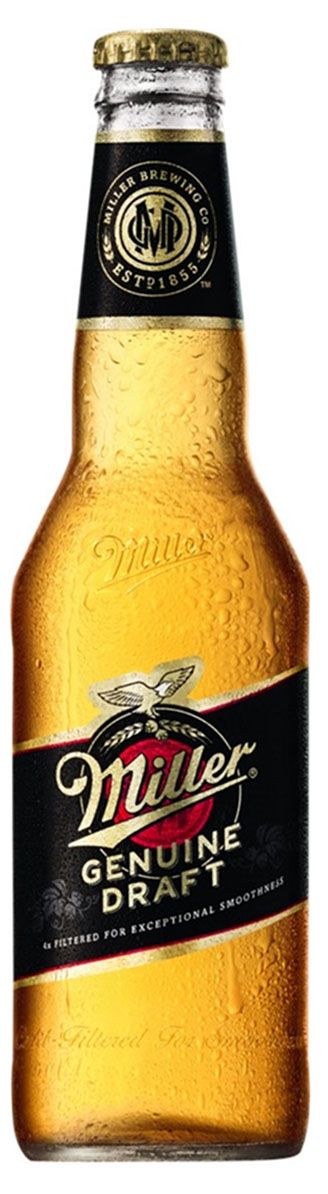 Пивной напиток Miller Genuine Draft 4,7%, 330 мл