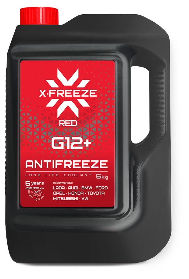 Антифриз X-FREEZE G12+, 5 кг