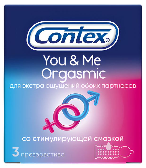 Презервативы Contex You&Me, 3 шт