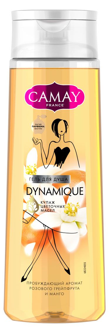 фото Гель для душа camay dynamique grapefruit, 250 мл