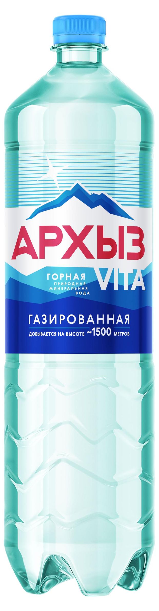 Вода минеральная Архыз с газом, 1,5 л