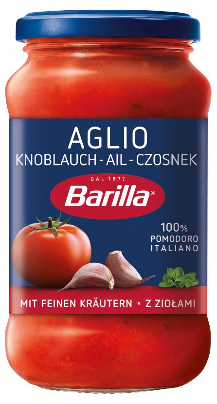 Соус томатный Barilla с чесноком и травами 400 г 442₽