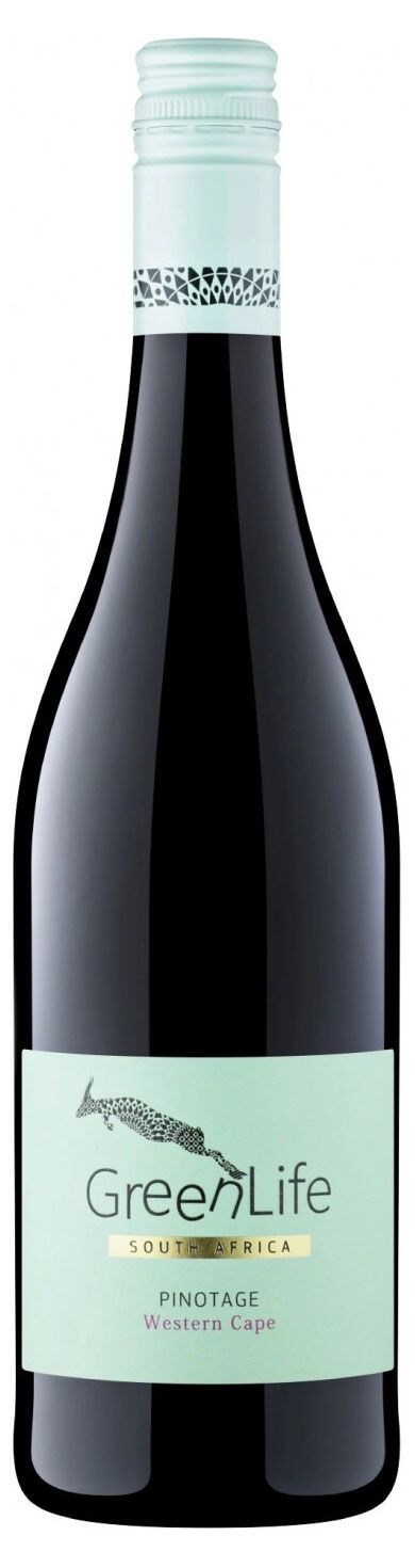 Вино GreenLife Pinotage красное полусухое Южная Африка 075 л 1212₽